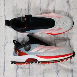 Adidas MENS SIZE 10 Adizero ZG BOA Golf Cloud White Lucid Red Cleats IH9896